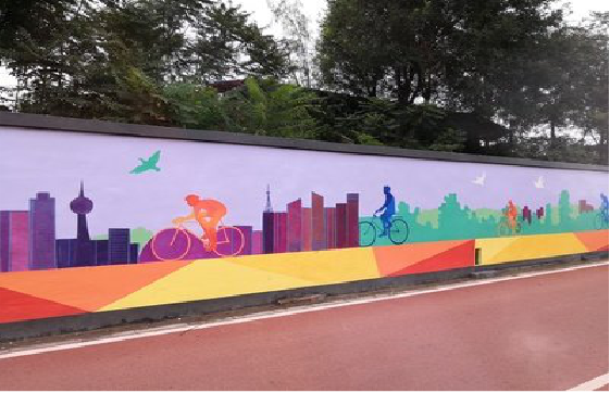 寿县墙体彩绘-围墙