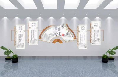 寿县企业文化墙设计的核心要素。