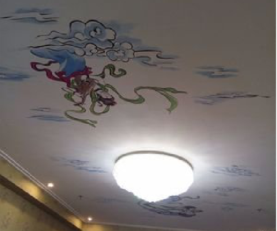寿县如何快速绘制天花板上的手绘墙？