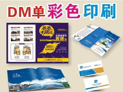 寿县单页印刷,色彩搭配简单。